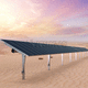 inseguitore solare monoassiale / fisso / fotovoltaico