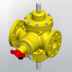 regolatore di pressione per azoto / per gas naturale / monostadio / industriale