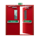 porta scorrevole verticale / in acciaio / in legno / in plastica