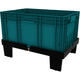 cassa-pallet in plastica / da trasporto / industriale / flessibile