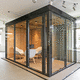 sistema room-in-room modulabile / acustico / in alluminio / in vetro