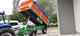 rimorchio con cassone ribaltabile / a 2 assi / trainato / per macchina agricola