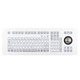 tastiera per rack / a membrana / 105 tasti / con trackball