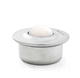 sfera portante in plastica / zincata / in POM / a collarino