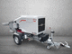 pompa per calcestruzzo mobile / per cantiere / diesel / a pistone