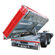 benna per camion in acciaio / a tre vie / a 2 assi