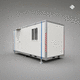 cabina da cantiere di stoccaggio / per la logistica / vetrata / modulare