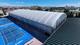 pressostruttura per copertura / per applicazioni industriali / con membrana in poliestere / con membrana in PVC