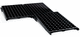 pannello solare fotovoltaico in silicio monocristallino / per montaggio su tetto