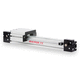 attuatore elettrico / lineare / a cinghia / in alluminio estruso