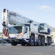 gru montata su camion / con braccio / per cantiere / di sollevamento