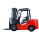 carrello elevatore diesel / con conducente seduto / di carico / di scarico