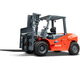 carrello elevatore a benzina / con conducente seduto / per movimentazione / controbilanciato