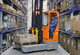 carrello elevatore laterale elettrico / con conducente seduto / per movimentazione / per pallet