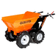 mini dumper gommato / con motore a combustione / a scarico frontale