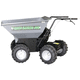 mini dumper gommato / elettrico a batteria / a scarico frontale / a 4 ruote motrici