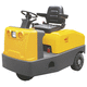 trattore elettrico / a 3 ruote / con conducente seduto / per rimorchio