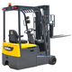carrello elevatore a 3 ruote / elettrico / con conducente seduto / per interno