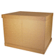 cassa-pallet in cartone / di stoccaggio / industriale / accatastabile