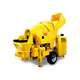 pompa per calcestruzzo montata su rimorchio / per cantiere / diesel / a pistone