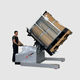 ribaltatore elettrico / di pallets / mobile / per l'industria agroalimentare