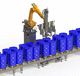 riempitrice interamente automatica / per fusti su pallet / IBC / per pittura