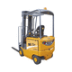 carrello elevatore elettrico / con conducente seduto / di stoccaggio / 4 ruote