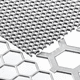lamiera perforata / decorativa / in acciaio inossidabile / in acciaio galvanizzato