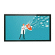 monitor LCD / con touch screen multitouch / con retroilluminazione a LED / con monitor a touch screen PCT