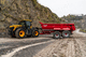 rimorchio con cassone ribaltabile / tandem / trainato / da cantiere