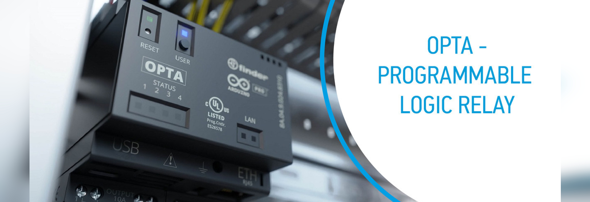 Finder presenta OPTA, il primo PLR o programmable logic relay Via