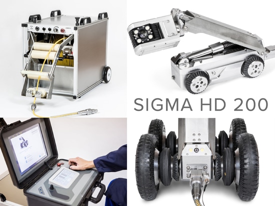 Sistema di telecamere robotizzate per tubi SIGMA HD