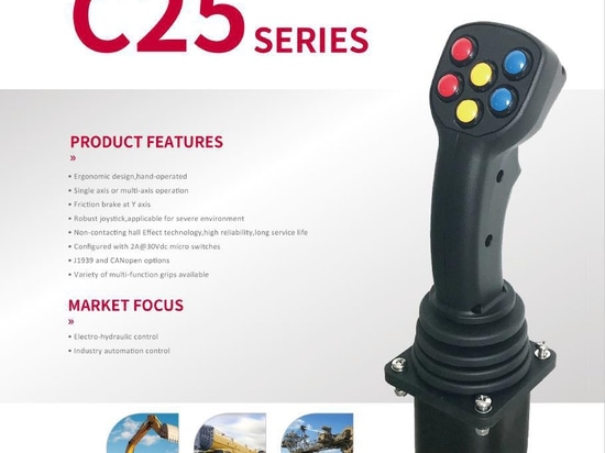 JOYSTICK ANALOGICO / EFFETTO HALL / MULTIASSE / MULTIFUNZIONE C25