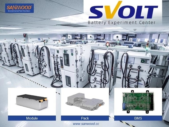 Laboratorio di test di celle e moduli agli ioni di litio in CATL Cina