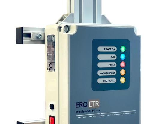 Il pannello visivo di stato del sistema aiuta gli utenti a identificare facilmente lo stato del sistema di rimozione delle guarnizioni ERO-ETR