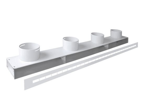 Diffusore lineare senza terminali ad una feritoia