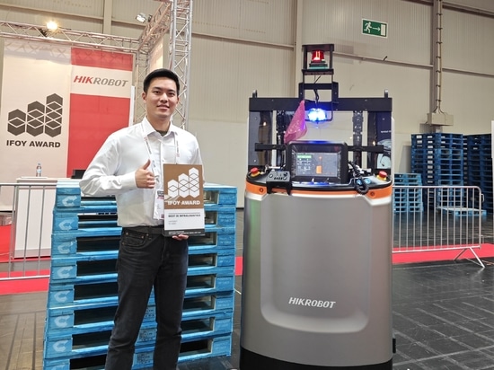 Hikrobot ha ricevuto il Best in Intralogistics Certificate per IFOY Award 2023