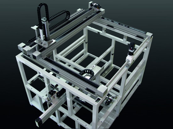 Il modulo a cinghia dentata 115/25 come nucleo di un portale. | IEF-Werner