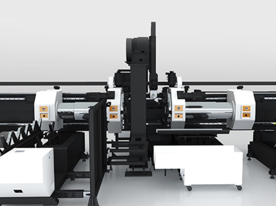 Tagliatrice laser ad alte prestazioni per tubi con 4 mandrini