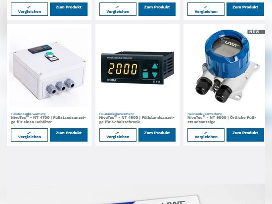 NivoTec®- Sistema di monitoraggio e visualizzazione dei livelli