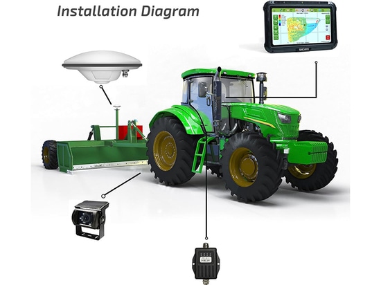 JYL20 Trattore GPS Attrezzatura di livellamento del terreno