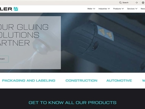 meler website mock up