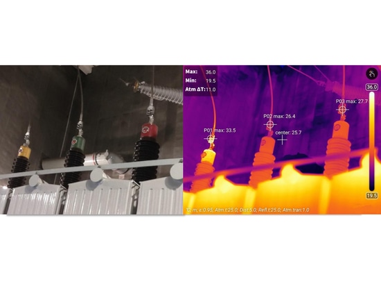 Applicazione della termografia ad infrarossi per la rete elettrica