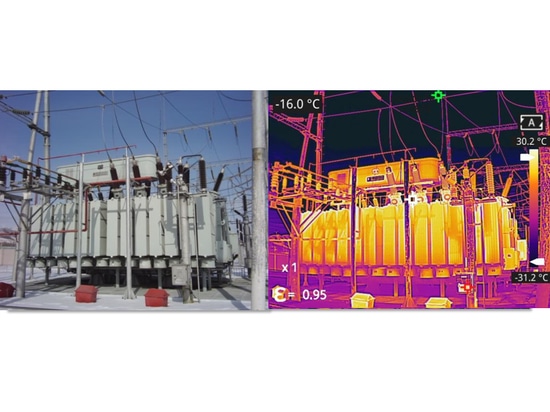 Applicazione della termografia ad infrarossi per la rete elettrica