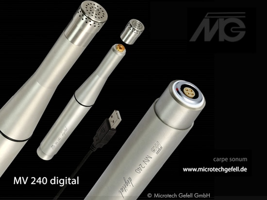 MV 240 digitale - Nuovi campi di applicazione nei microfoni resistenti alle intemperie, R&S, insegnamento, formazione e altro ancora