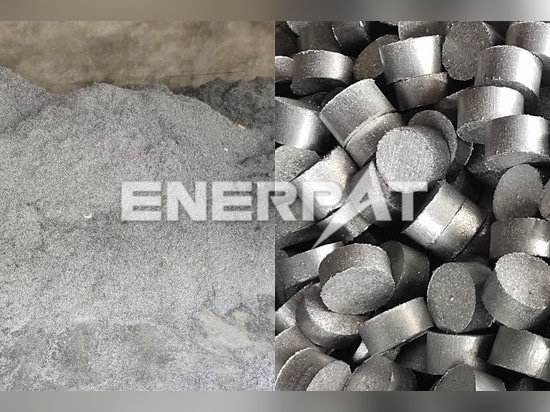 Azienda di riciclo metalli del Medio Oriente aumenta l'efficienza con la soluzione Enerpat per la triturazione e la bricchettatura dell'alluminio