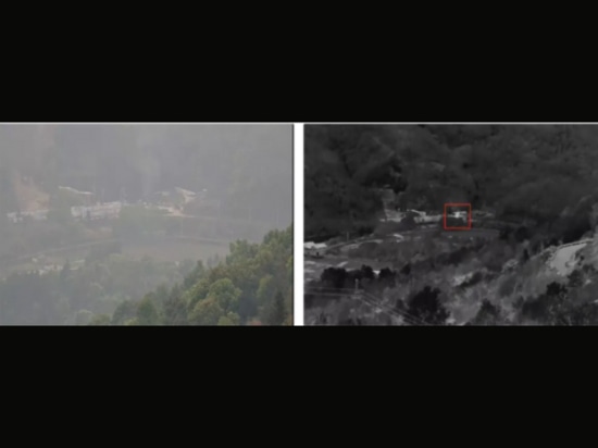 Telecamera termica per il rilevamento di incendi