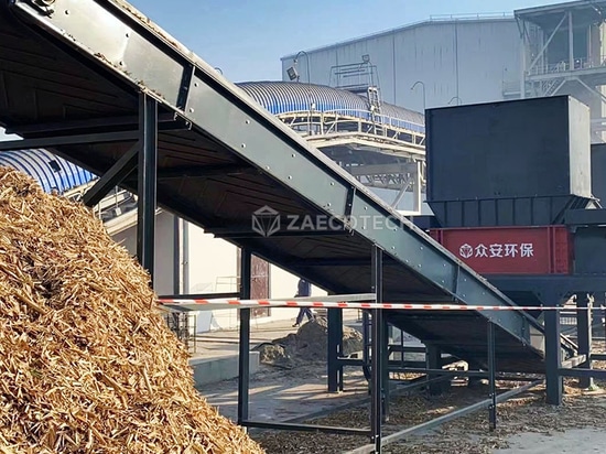Zaecoteach riso paglia trituratore macchina sito in Pakistan
