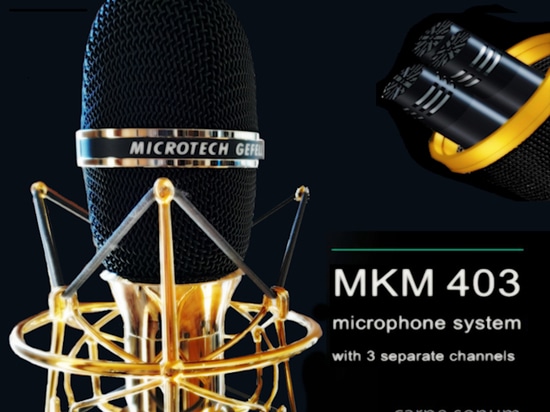 Il nuovo microfonino compatto a condensatore multicanale MKM 403