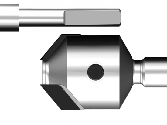 Svasatura intercambiabile in diamante PCD di LEUCO